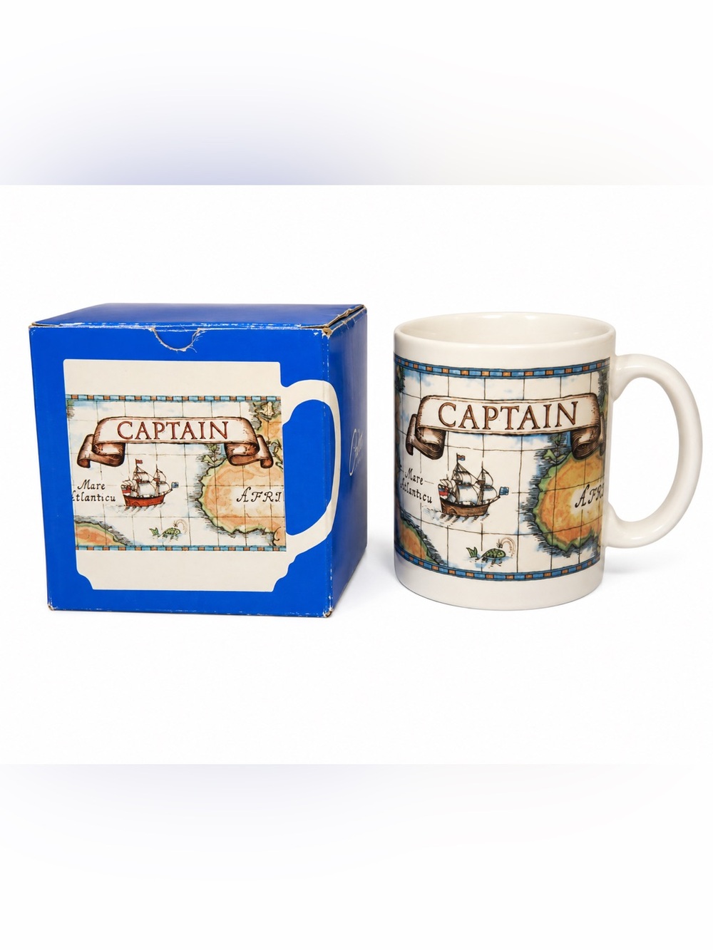 Captain Nautical Ceramic Mug Coffee Cup New